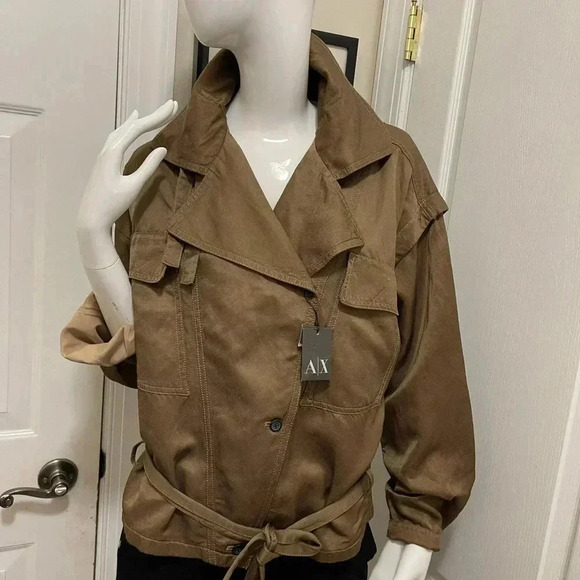 Armani exchange chic cotton jacket with amazing design soft material - Picture 7 of 16